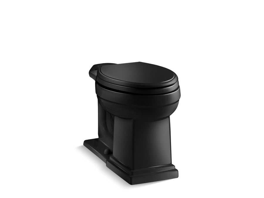 Tresham Comfort Height Elongated Toilet Bowl in Black Black