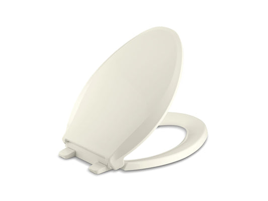 Cachet Quick-Release Elongated Toilet Seat in Biscuit