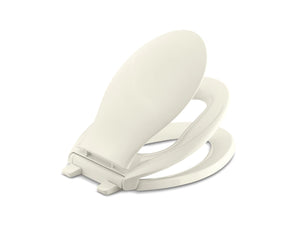 Transitions Quiet-Close Elongated Toilet Seat in Biscuit