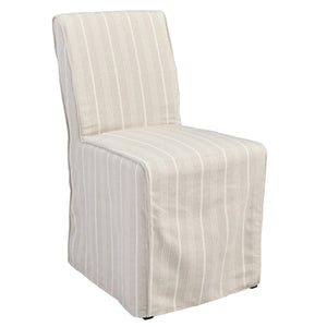 Amaya Striped Upholstered Dining Chair