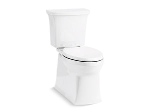 Corbelle Comfort Height Elongated 1.28 gpf Two-Piece Toilet in White
