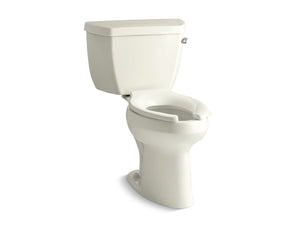 Highline Classic Comfort Height Elongated 1.6 gpf Two-Piece Toilet in Biscuit