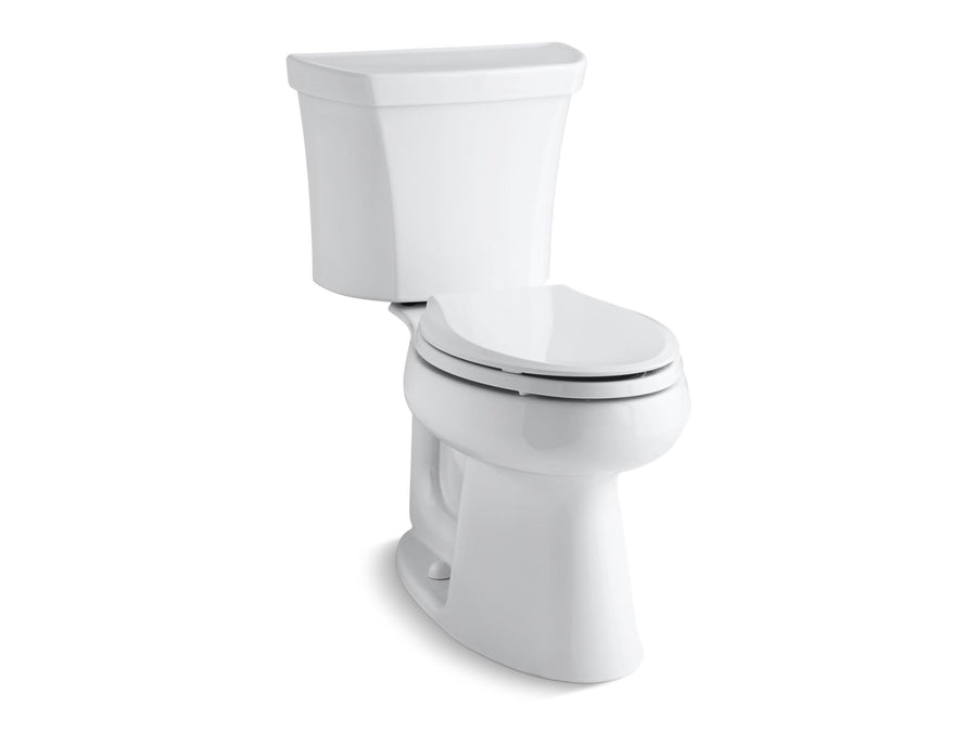 Highline Comfort Height Elongated 1 gpf Two-Piece Toilet in White with Right Hand Trip Lever
