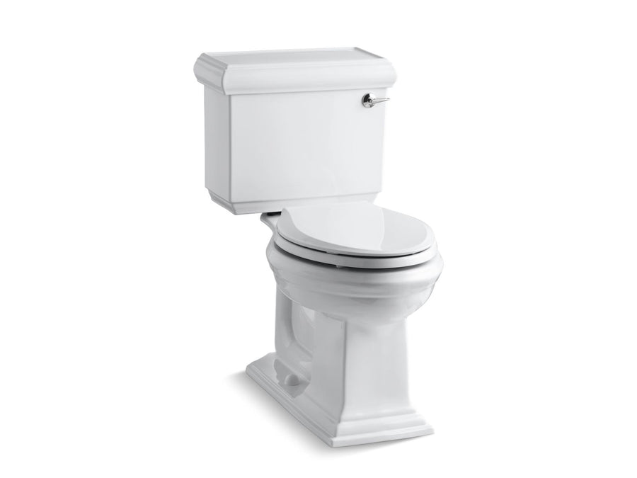 Memoirs Classic Comfort Height Elongated Right Handed Trip Lever 1.28 gpf Two-Piece Toilet in White