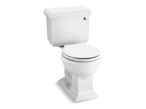 Memoirs Classic Comfort Height Round Right-Handed Trip Lever 1.28 gpf Two-Piece Toilet in White
