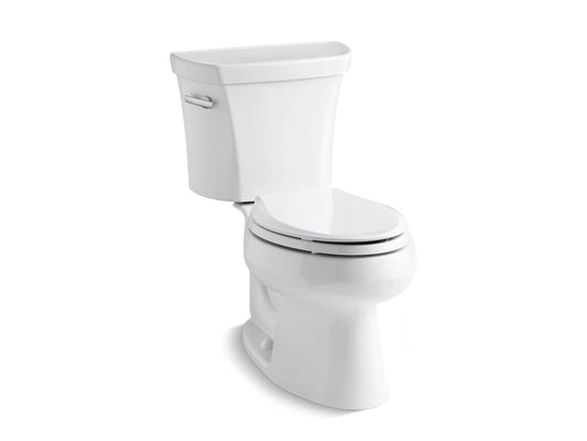Wellworth Elongated 1.28 gpf Two-Piece Toilet in White with Insulated Tank