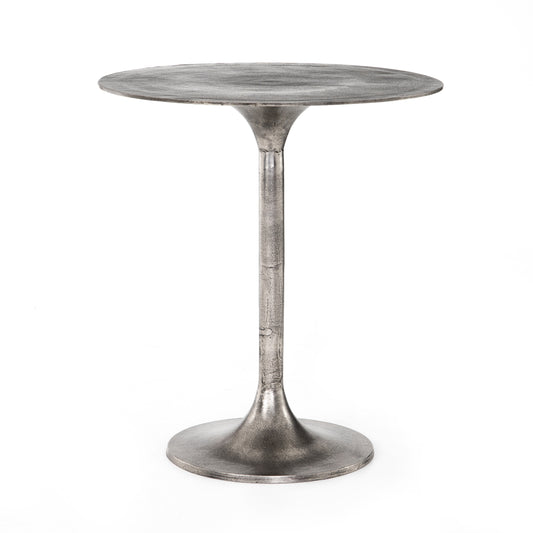 Marlow Counter Height Table in Raw Antique Nickel (32" x 32" x 36")