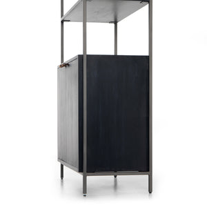 Fulton Modular Bookcase in Natural Iron & Black Wash Poplar (35' x 17' x 83')