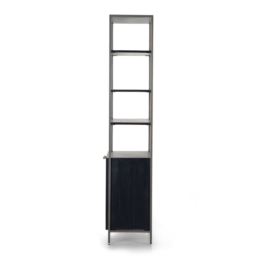 Fulton Modular Bookcase in Natural Iron & Black Wash Poplar (35' x 17' x 83')