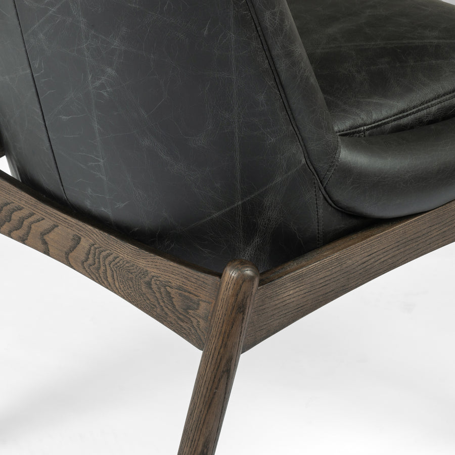 Ashford Dining Chair in Warm Nettlewood & Durango Smoke (24' x 27.5' x 37.25')