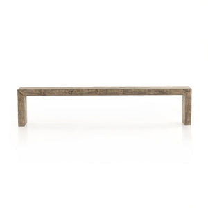 Sierra Dining Bench in Weathered Wheat (84.75' x 16' x 18')
