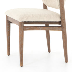 Ashford Dining Chair in Irving Taupe & Pecan Whitewash (21.25' x 23' x 32')