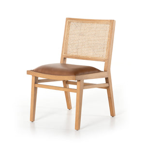 Caswell Dining Chair in Natural Cane & Natural Beech (20.5' x 24.5' x 33.75')