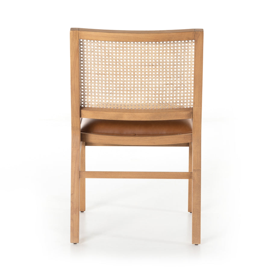 Caswell Dining Chair in Natural Cane & Natural Beech (20.5' x 24.5' x 33.75')