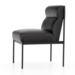 Kensington Dining Chair in Black Iron & Sonoma Black (20' x 25.5' x 34')