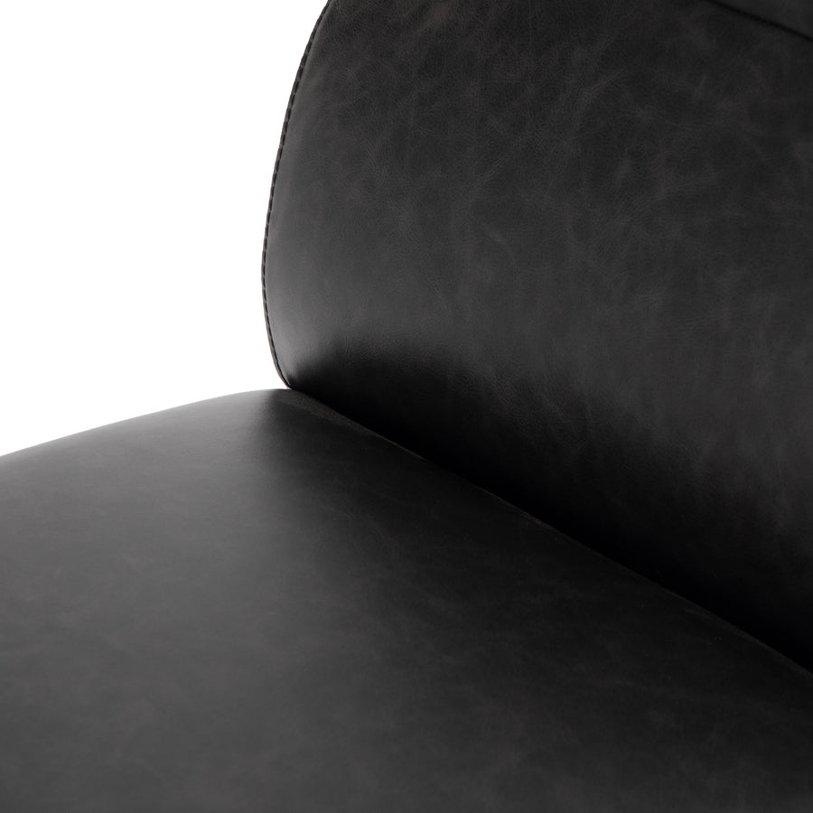 Kensington Dining Chair in Black Iron & Sonoma Black (20' x 25.5' x 34')