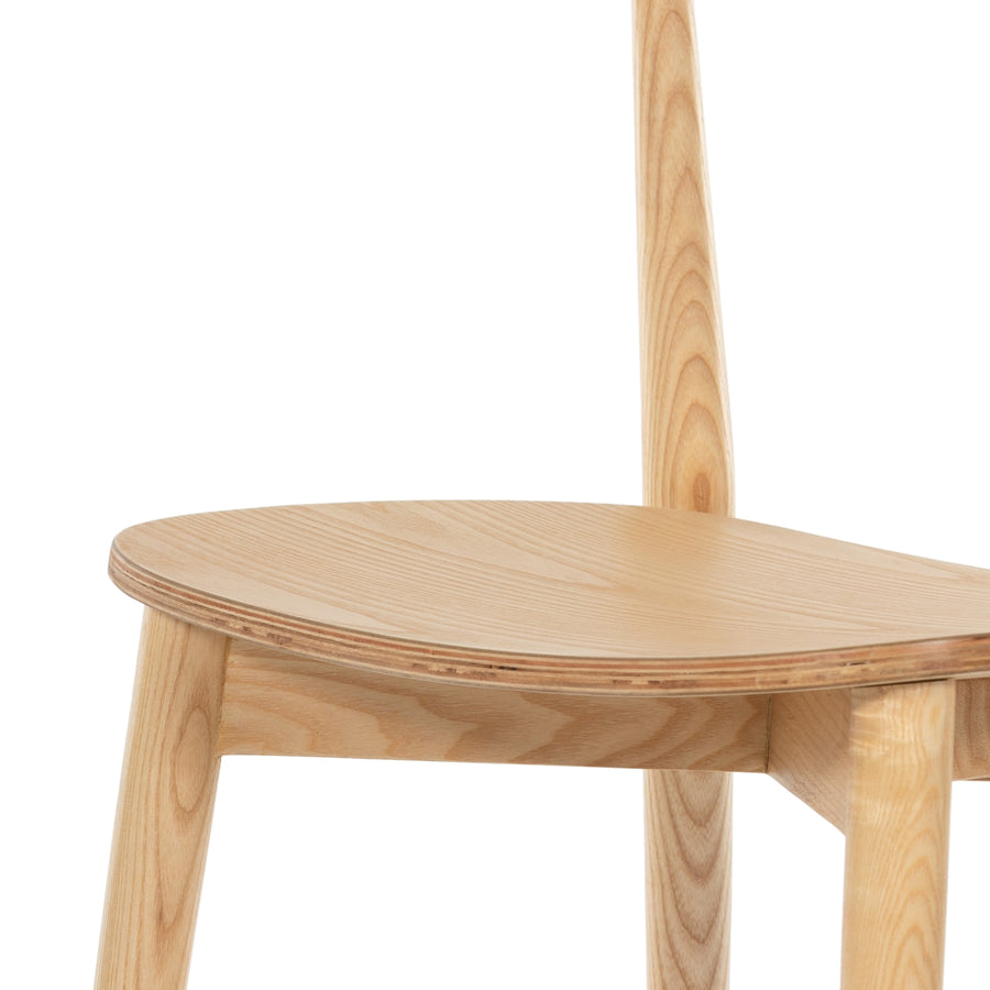 Allston Dining Chair in Blonde Ash & Blonde Ash Veneer (20.75' x 20.5' x 30.25')