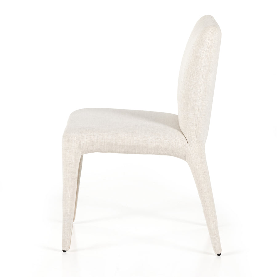 Carnegie Dining Chair in Mixt Linen Natural (21.75' x 23.5' x 33.25')