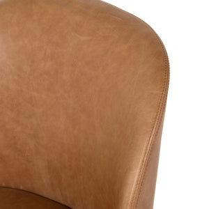 Allston Dining Chair in Sonoma Butterscotch & Black Iron (19.75' x 22.5' x 31.5')