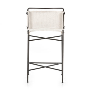 Irondale Counter Stool in Avant Natural & Waxed Black (20.5' x 24.25' x 40')
