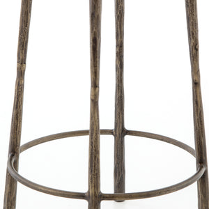 Element Counter Stool in Antique Brass (16' x 16' x 26')