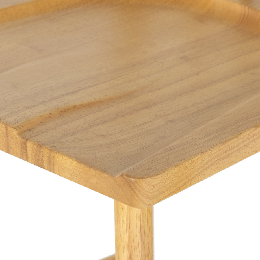 Belfast Bar Stool in Smoked Natural Parawood (22.75' x 23' x 41.25')