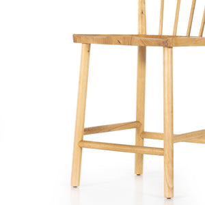 Belfast Counter Stool in Smoked Natural Parawood (22.75' x 23' x 37.5')
