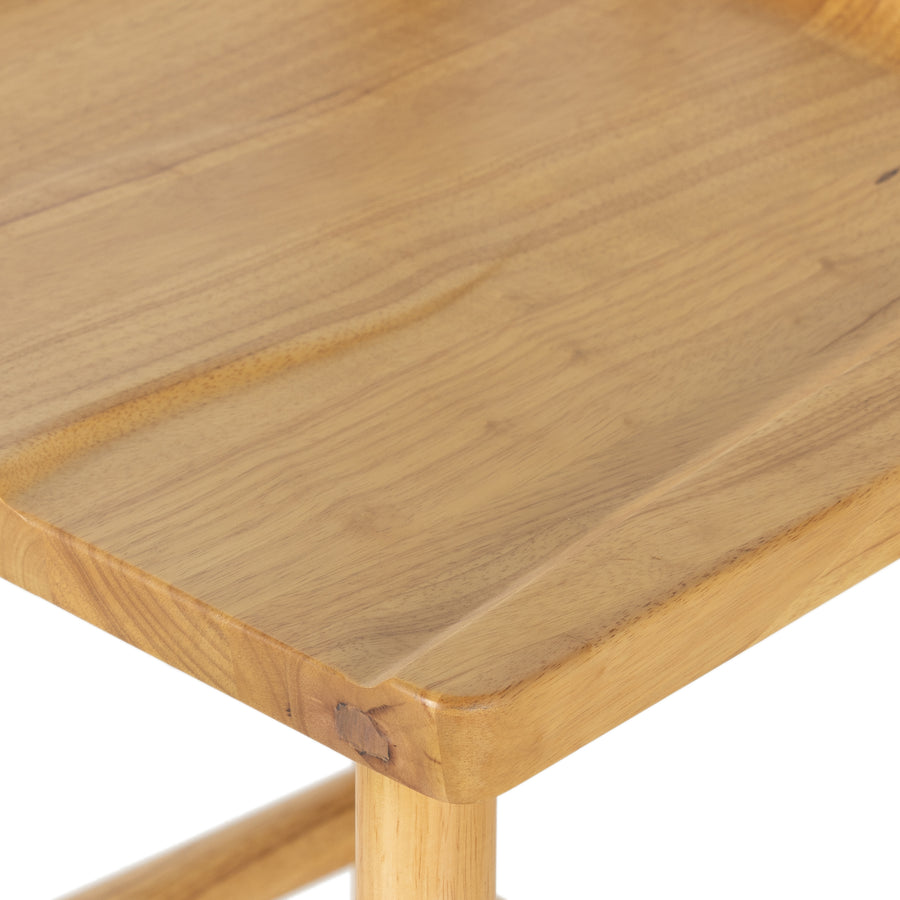 Belfast Counter Stool in Smoked Natural Parawood (22.75' x 23' x 37.5')