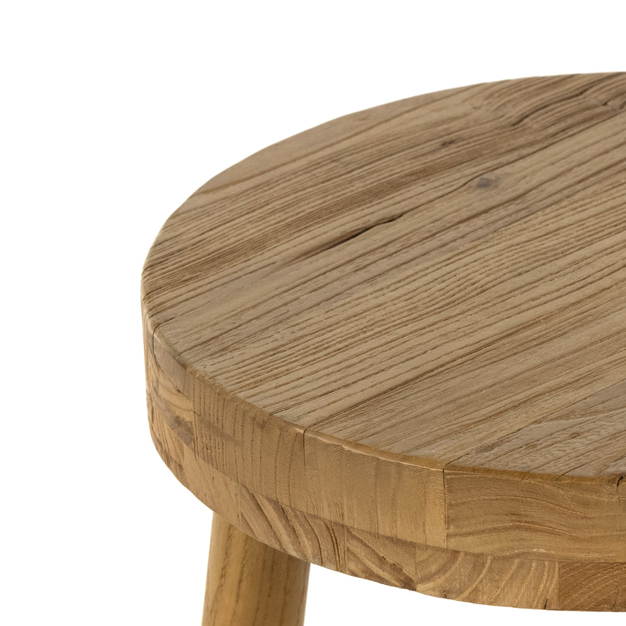 Wells Bar Stool in Natural Nettlewood & Natural Elm (18' x 17.25' x 30')