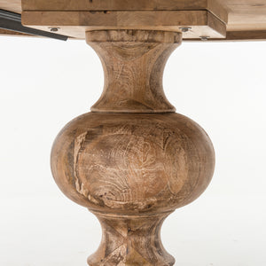 Magnolia Dining Table in Whitewash (76' x 76' x 30.5')