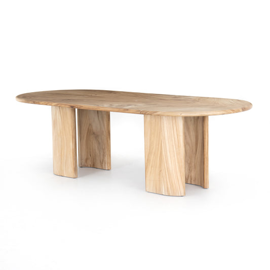 Wesson Dining Table in Gold Guanacaste (98.25" x 42" x 30")