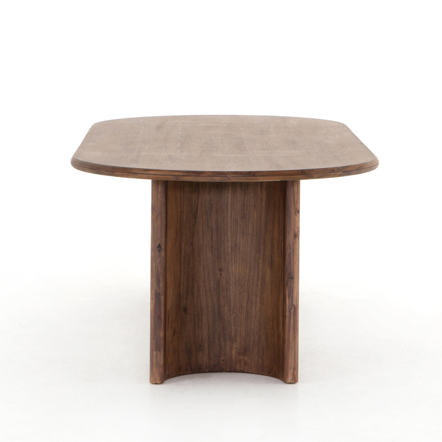 Haiden Dining Table in Seasoned Brown Acacia (94' x 42' x 30')