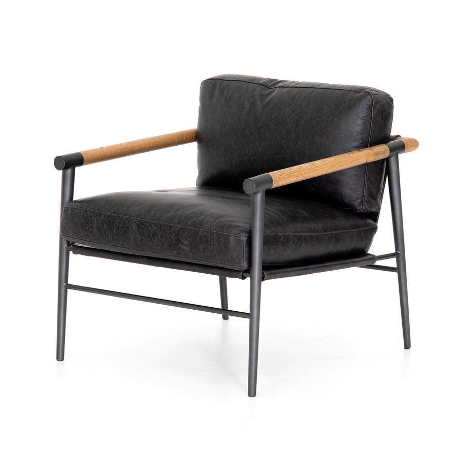 Grayson Chair in Toasted Oak & Sonoma Black (27.5' x 32' x 31')