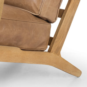 Irondale Chair in Palomino & Linen/Cotton-Black (27.5' x 35.5' x 29.25')