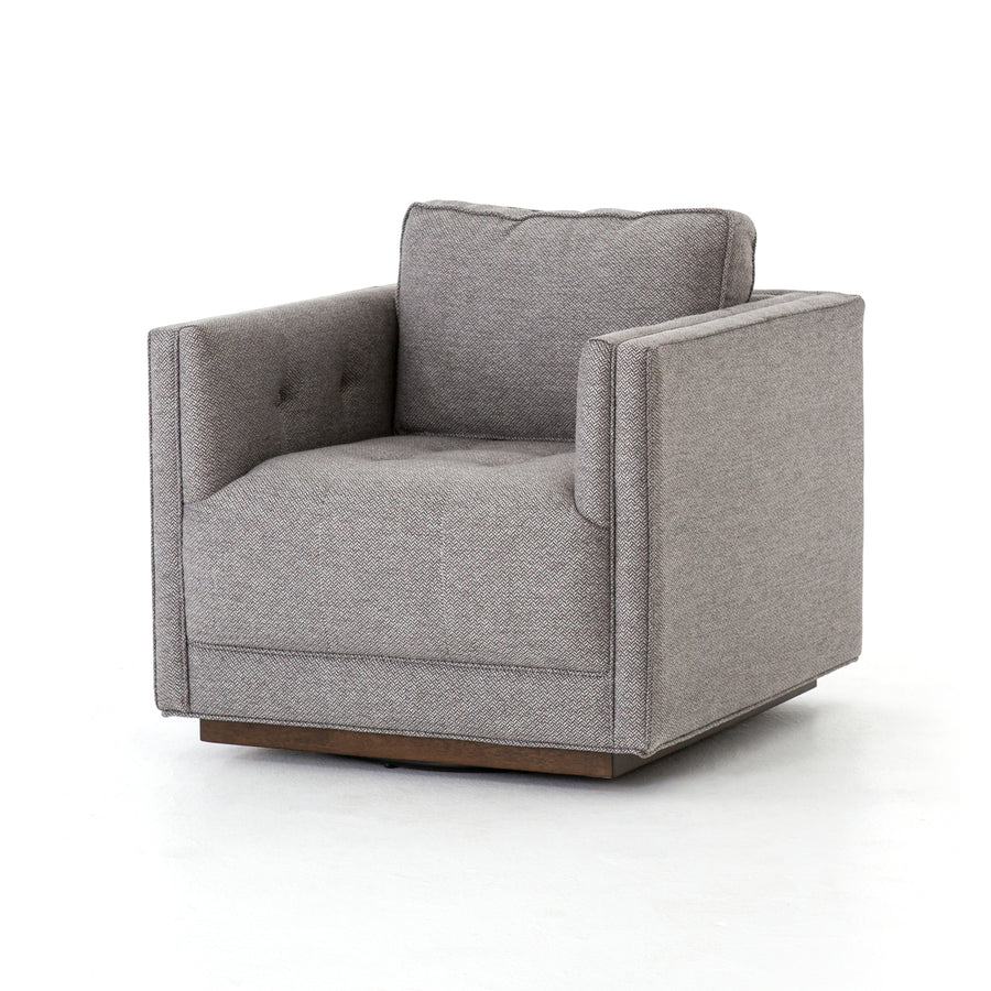 Easton Chair in Almond & Noble Greystone (32' x 33' x 31')