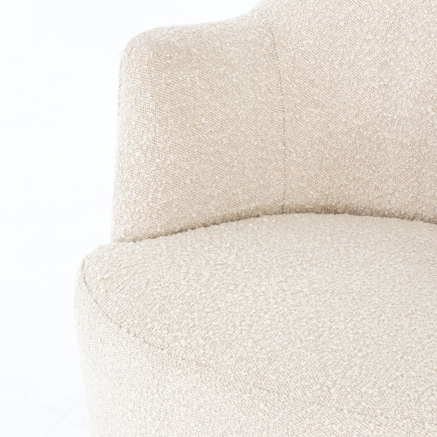 Westgate Chair in Distressed Natural & Knoll Natural (26' x 31.5' x 31')