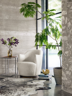 Westgate Chair in Distressed Natural & Knoll Natural (26' x 31.5' x 31')