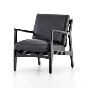 Bishop Chair in Aged Black & Black Ash (28' x 32.75' x 33')