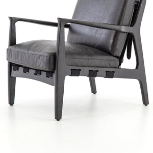 Bishop Chair in Aged Black & Black Ash (28' x 32.75' x 33')