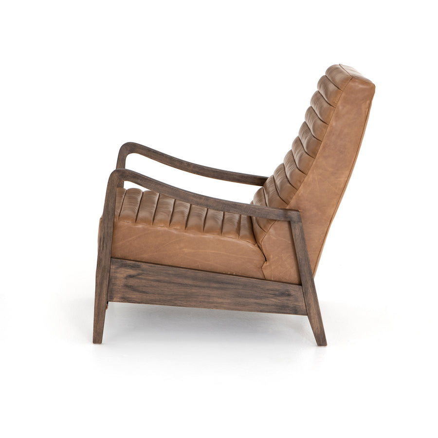 Kensington Chair in Dakota Warm Taupe & Rubbed Sienna Brown (27.5' x 56' x 36')