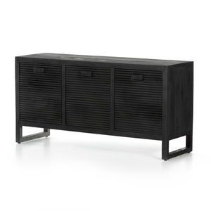 Maya Media Console in Dark Reeded Totem & Dark Totem (59' x 18' x 29.75')