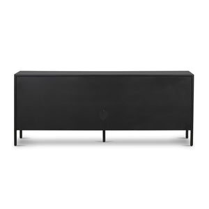 Bolton Media Console in Black & Weathered Bronze (70' x 18' x 28')