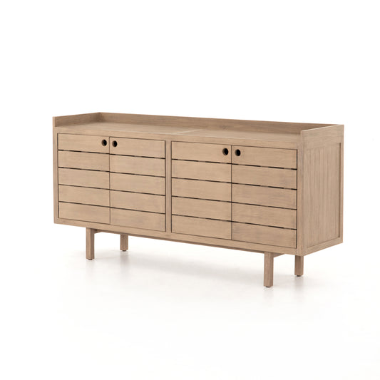 Solano Outdoor SIdeboard in Washed Brown (70" x 18" x 34.75")