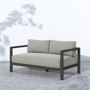 Solano 2-Seat Outdoor Sofa in Faye Ash & Bronze (59.8' x 32.3' x 24.5')