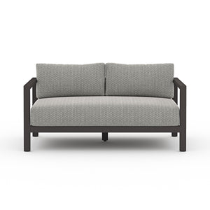 Solano 2-Seat Outdoor Sofa in Faye Ash & Bronze (59.8' x 32.3' x 24.5')
