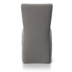 Solano Outdoor Dining Chair in Charcoal (19' x 24.5' x 37.25')