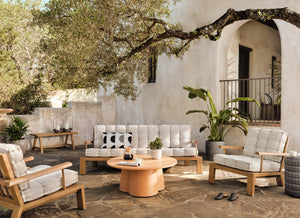 Balta Salinas Outdoor Bench in Natural Teak (48' x 19' x 18')