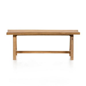Balta Salinas Outdoor Bench in Natural Teak (48' x 19' x 18')