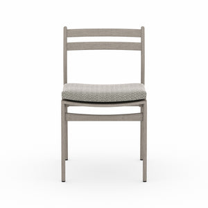 Solano Outdoor Dining Chair in Faye Ash & Weathered Grey (19.75' x 22.3' x 32.75')