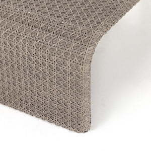 Grass Roots Outdoor Chaise in Stinson White & Weathered Brown (80' x 27.5' x 31.5')